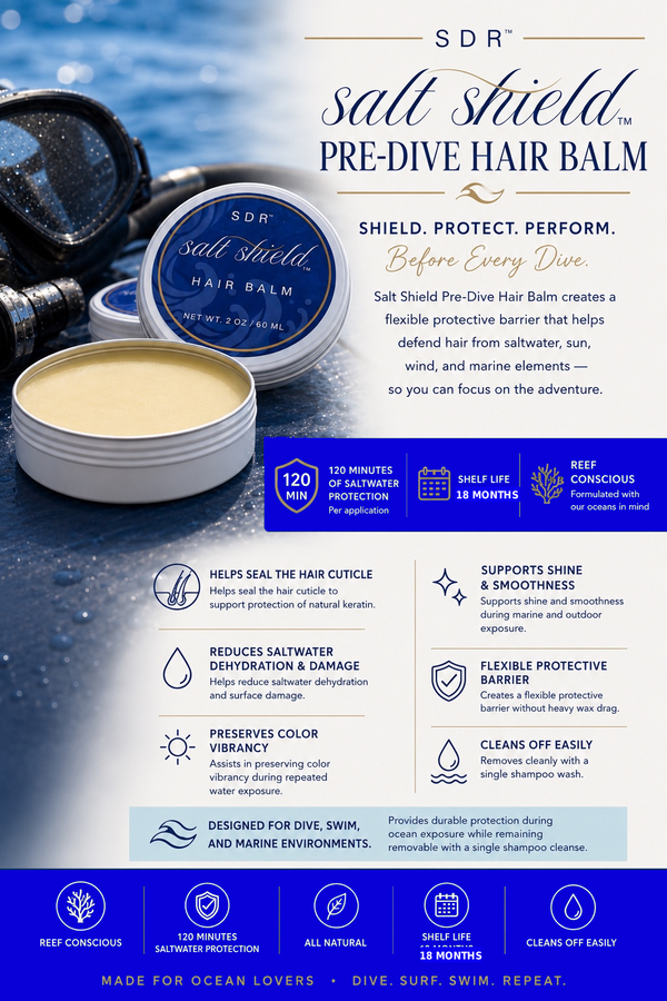 SALT SHIELD PRE- DIVE HAIR BALM 2.0 oz/ 60 mL